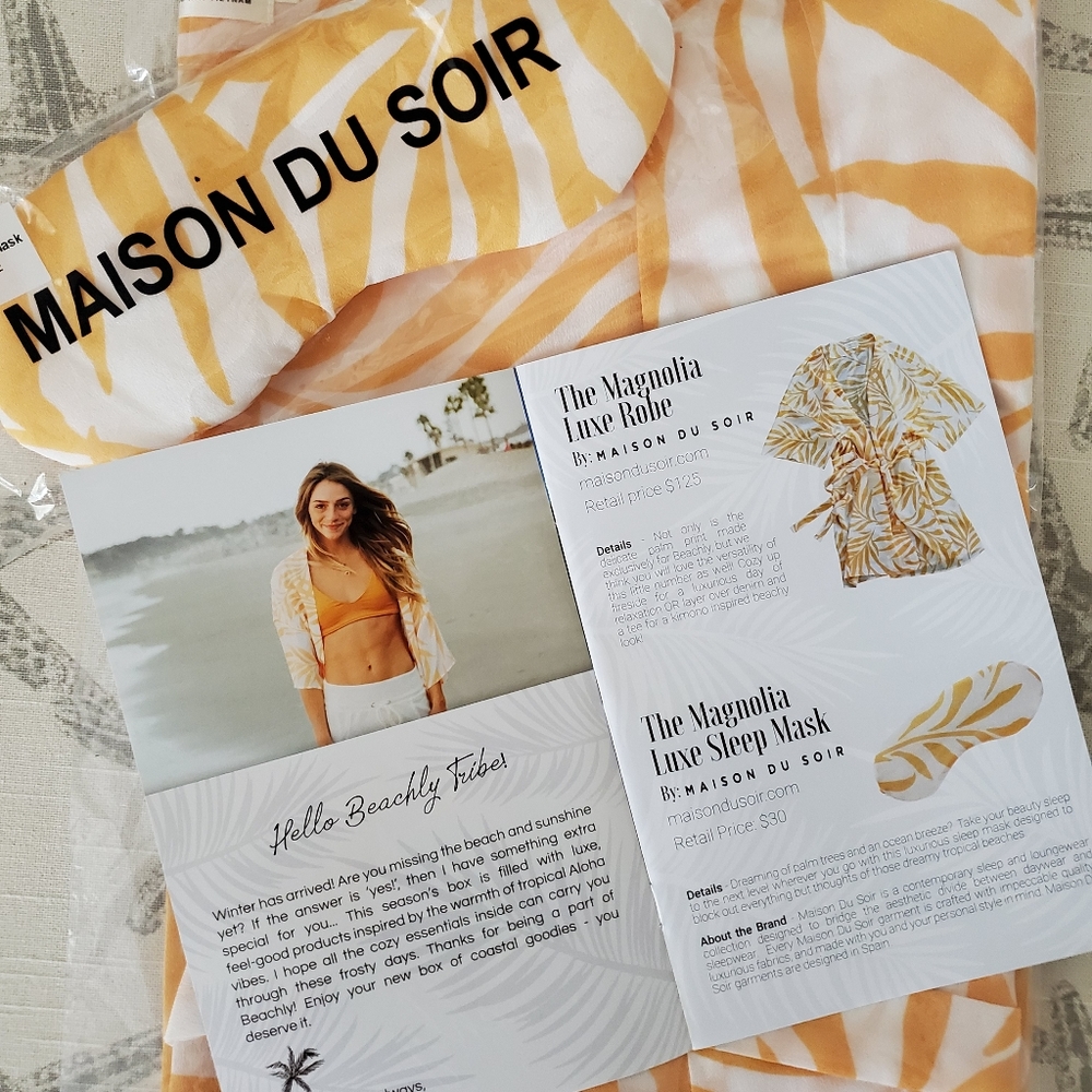 Beachly Box MAISON DU SOIR Kimono Set